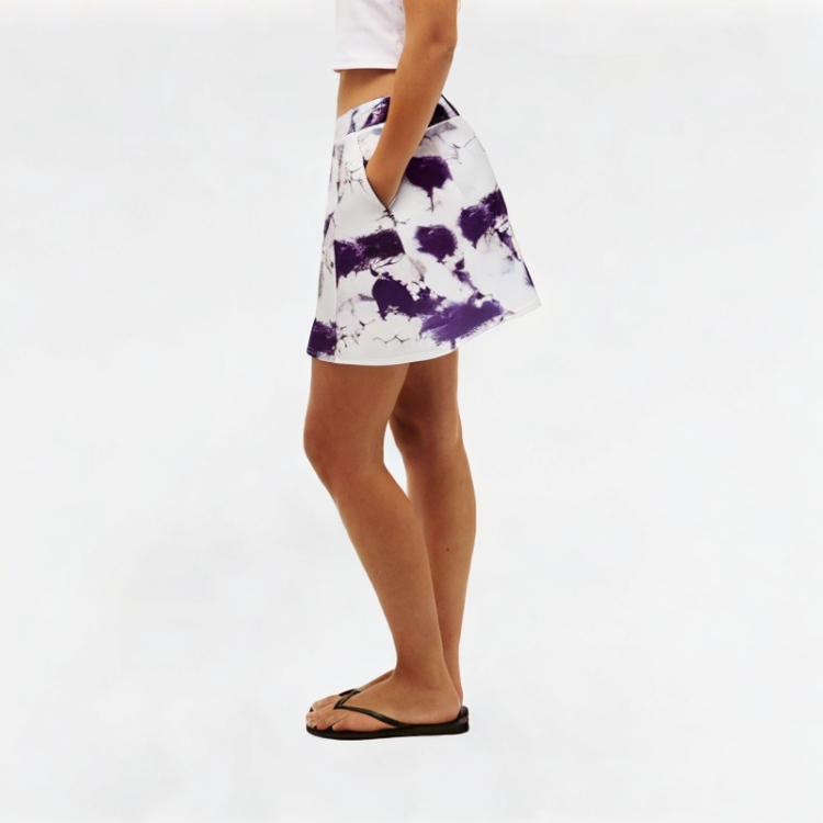 Tie-Dyed Tight Pencil Skirt 