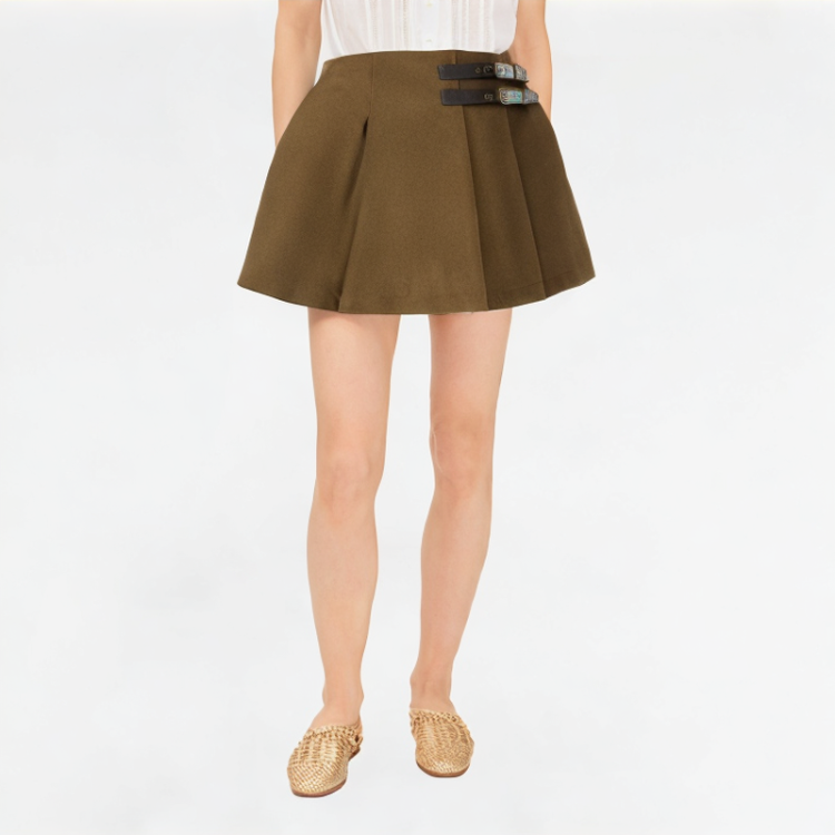 Temperamental And Fashionable A-Line Short Skirt