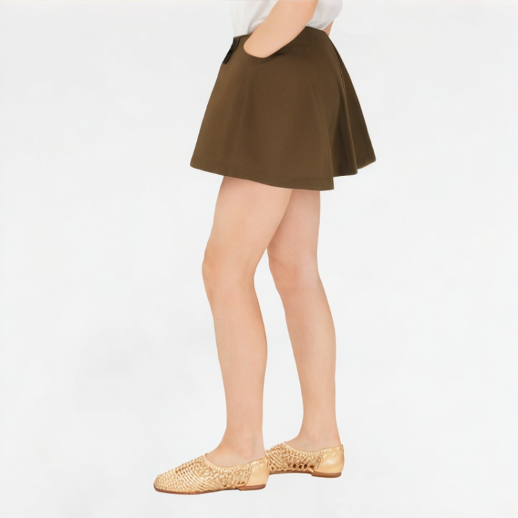 Temperamental And Fashionable A-Line Short Skirt