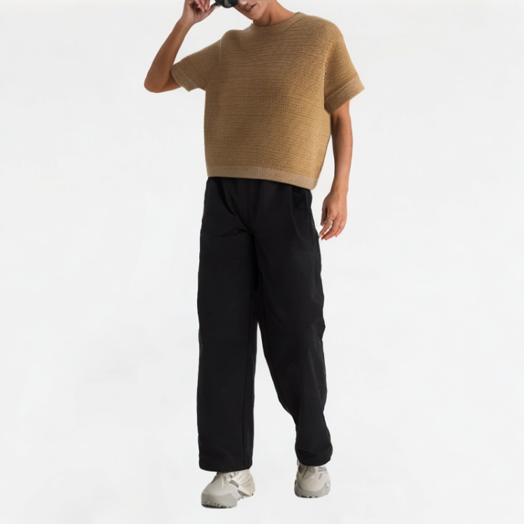 Fashion Hollow Round Neck Short Sleeve 