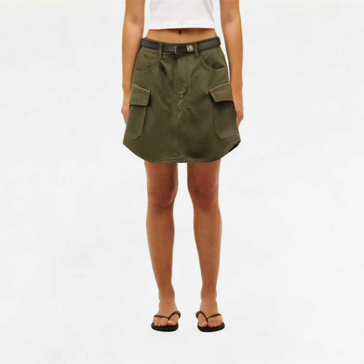 High-Waisted Slimming Workwear Skirt