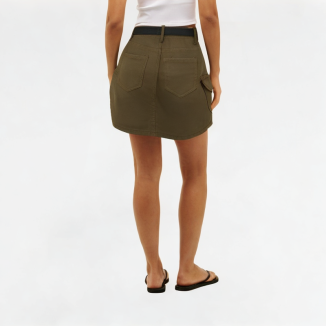 High-Waisted Slimming Workwear Skirt