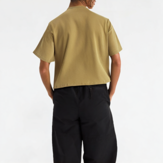 Bowknot Off-Shoulder Short Sleeves