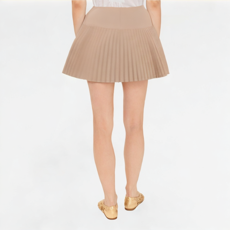 Spring and Summer Pleated Skirt