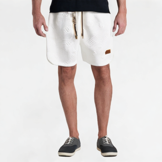 Jacquard Texture Split Shorts 