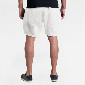 Jacquard Texture Split Shorts 