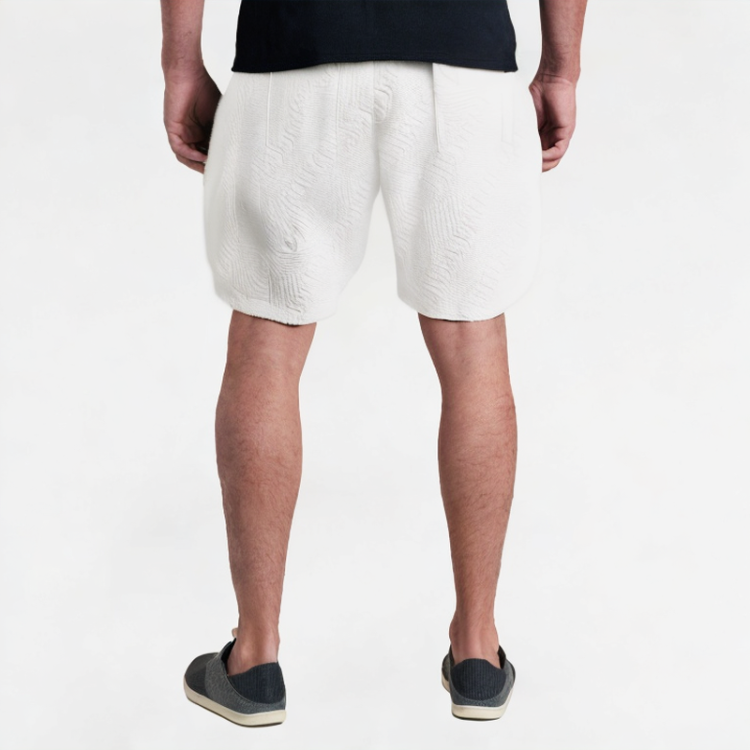 Jacquard Texture Split Shorts 