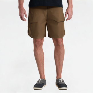 Trendy Drawstring Solid Color Straight Shorts 