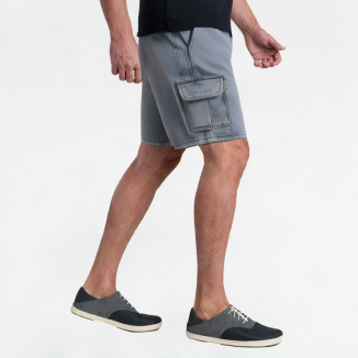 Casual Patchwork Workwear Denim Shorts 