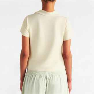 Summer Slim V-Neck Short Sleeves 