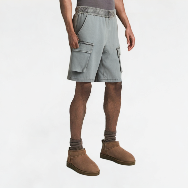 Summer Multi-Pocket Denim Shorts