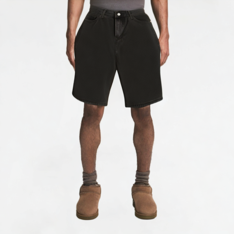 Summer Casual Solid Denim Shorts 