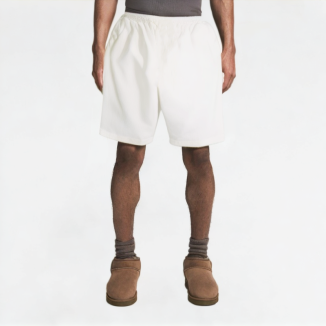 Pleated Texture Solid Color Shorts 