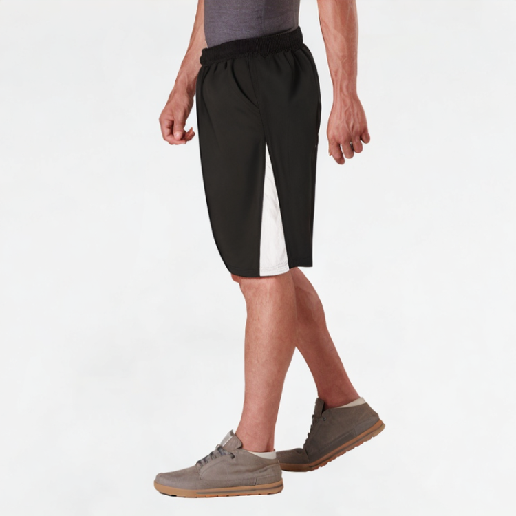 Irregular Stitching Contrast Color Shorts 