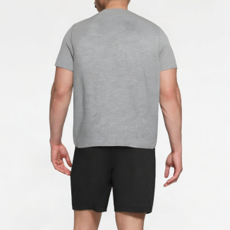 Loose Solid Color Half-Zip Short Sleeves