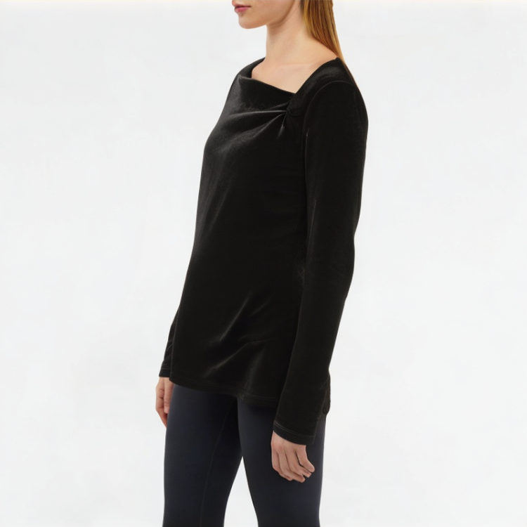 Spring All-Match Gold Velvet Long Sleeves 