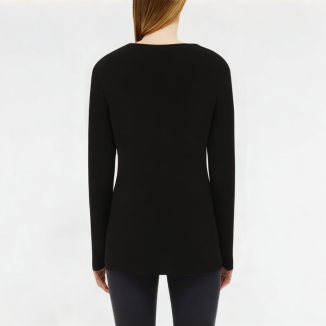 Versatile Large Bow Knitted Long Sleeve 