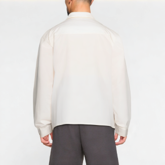 Casual Solid Color Long-Sleeved Shirt 