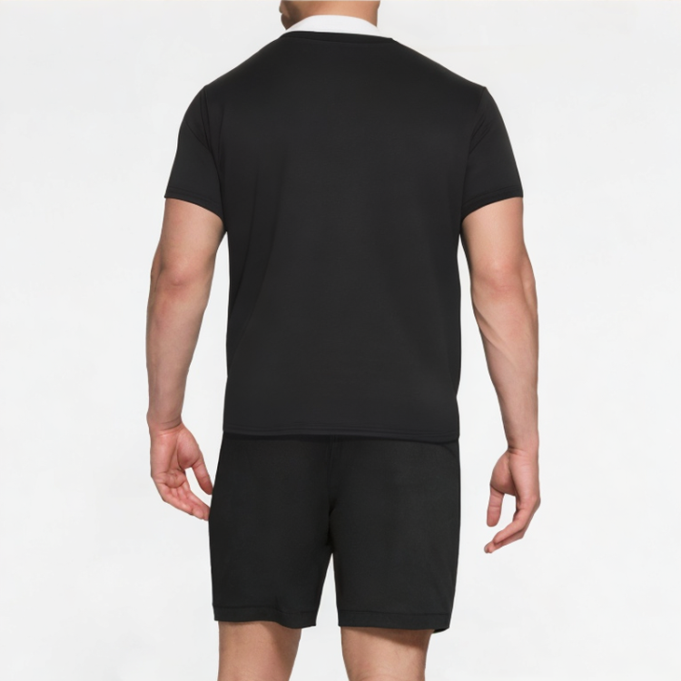 Casual Fake Two-Piece Small V-Neck Short-Sleeved Shirt 