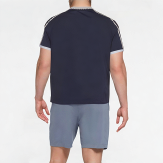 Summer Cotton Three-Bar Short Sleeve 