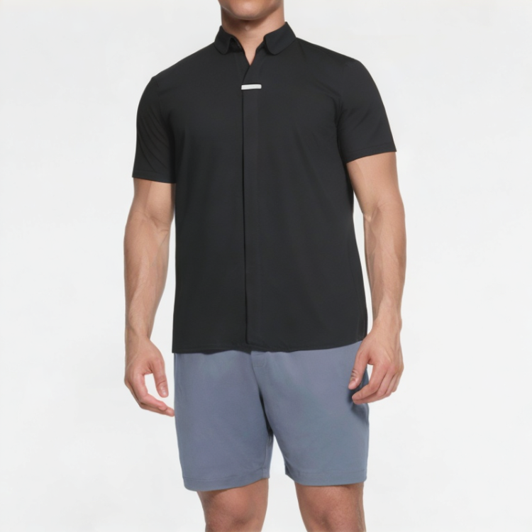 Ice Silk Seamless V-Neck Short Sleeve