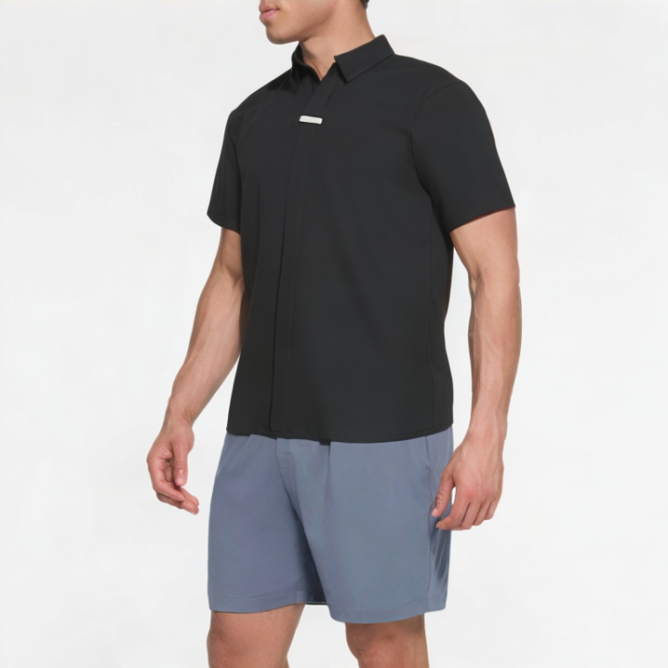 Ice Silk Seamless V-Neck Short Sleeve