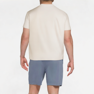 Trendy Irregular Splicing Short Sleeves