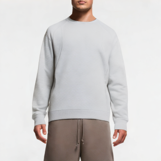 Fake Two-Piece Pullover Men's Sweatshirt