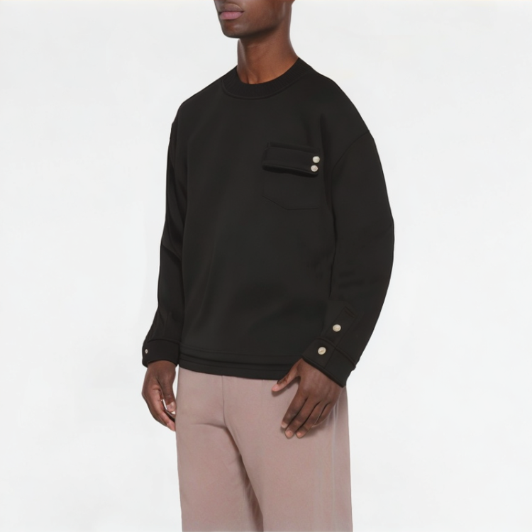 Daily Comfortable Solid Color Men's Sweatshirt 