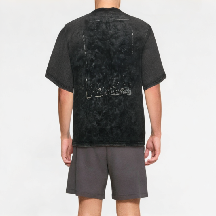 Summer Casual Loose Distressed Short Sleeves 