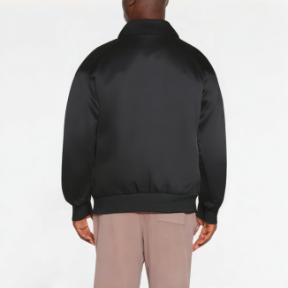 Casual Half-Zip Contrast Collar Sweatshirt