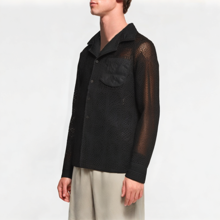 Hollow Jacquard Shirt 