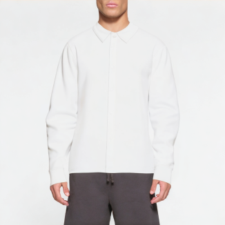Spring Solid Color Commuter Men's Shirt