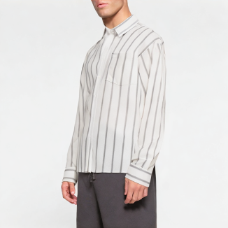 Men's Striped Long Sleeve Shirt 