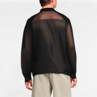 Hollow Jacquard Shirt 