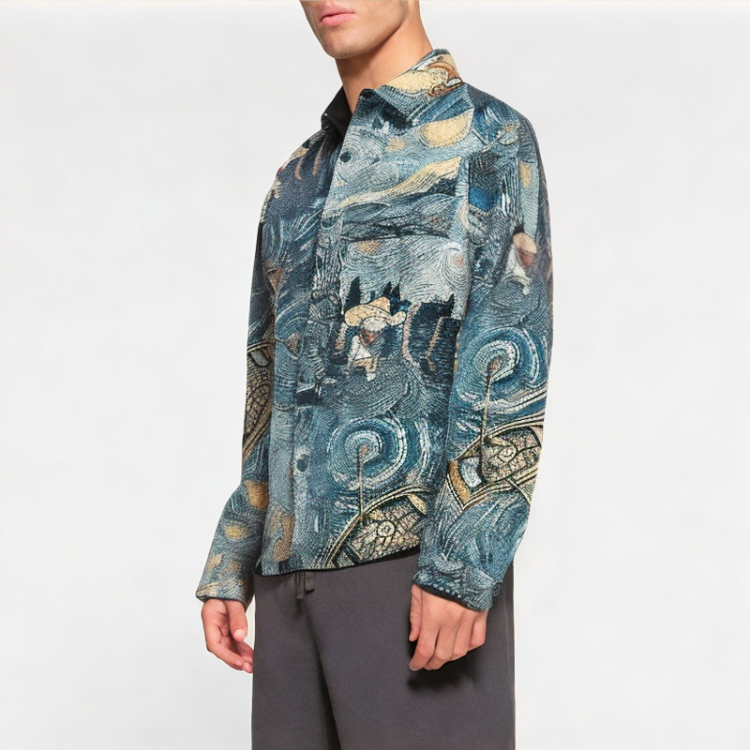 Vintage Art Oil Painting Shirt