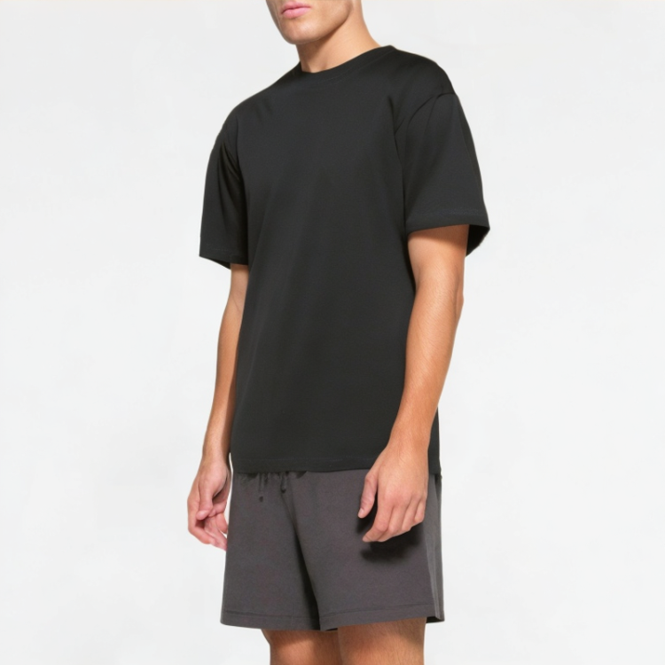 Cotton Round Neck Men's Short Sleeves 