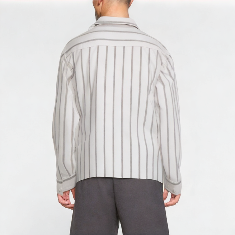 Men's Striped Long Sleeve Shirt 