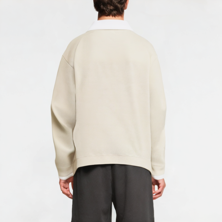 Versatile Pullover Fake Two-Piece Men's Sweatshirt