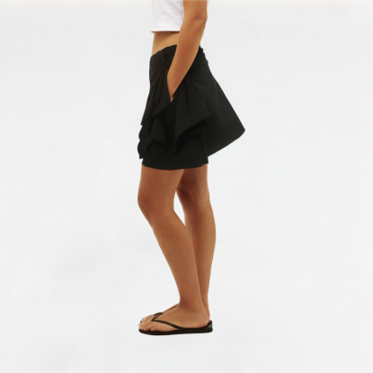 Asymmetrical Slim Short Skirt