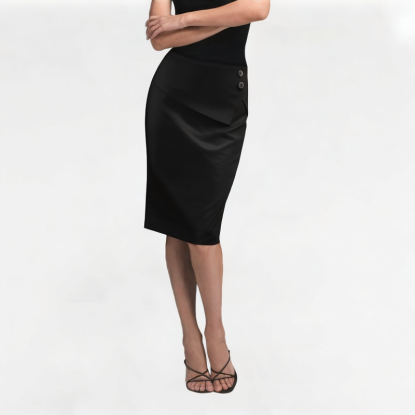 Vintage Cotton Pencil Skirt 
