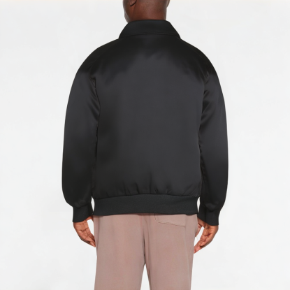 Casual Half-Zip Contrast Collar Sweatshirt