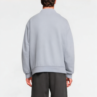 Fashionable Fake Two-Piece Men's Sweatshirt