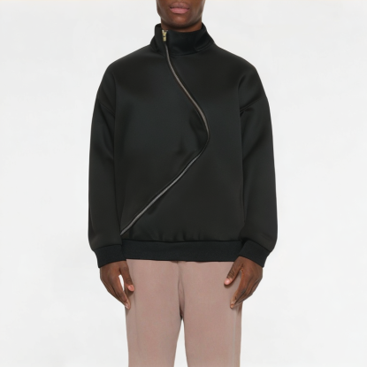 Asymmetrical Zipper Men's Sweatshirt 